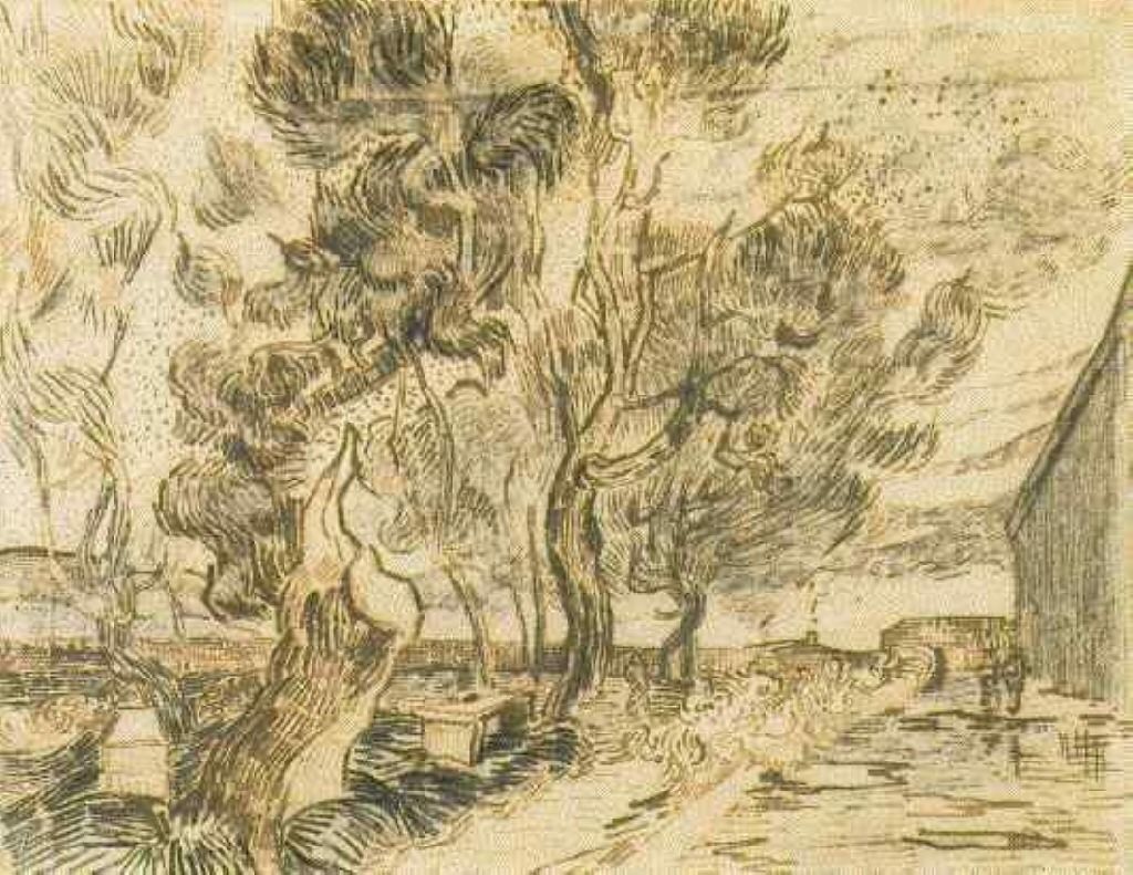 Винсент Ван Гог. «Сад приюта сен-Поль», (1889)